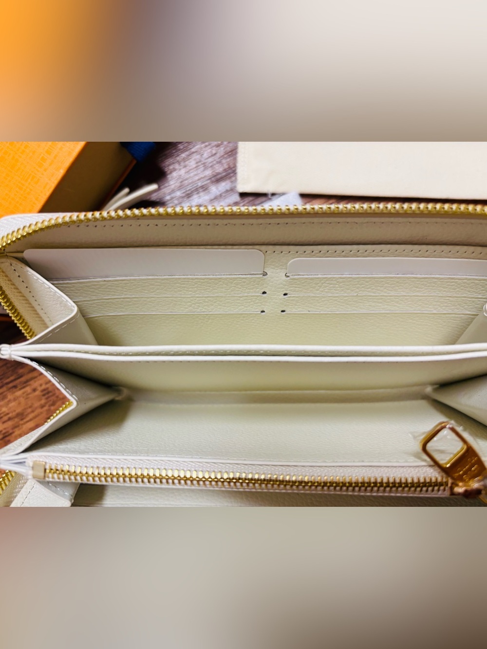 Louis Vuitton White Multicolor Monogram Zip Around Wallet - Picture 11 of 11